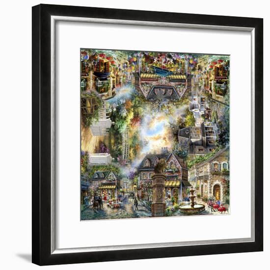 Taking it to the Streets-Nicky Boehme-Framed Giclee Print