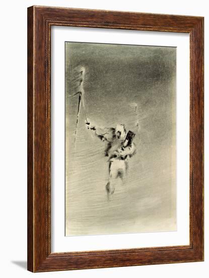 Taking Observations in a Blizzard-Edward Adrian Wilson-Framed Giclee Print