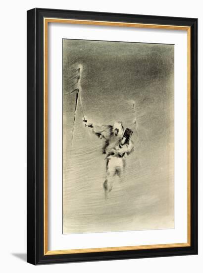 Taking Observations in a Blizzard-Edward Adrian Wilson-Framed Giclee Print