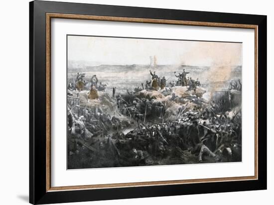 Taking of Malakoff by the French Army, 1855-Adolphe Yvon-Framed Giclee Print