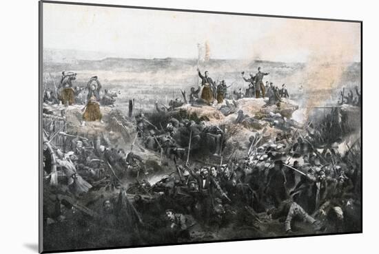 Taking of Malakoff by the French Army, 1855-Adolphe Yvon-Mounted Giclee Print