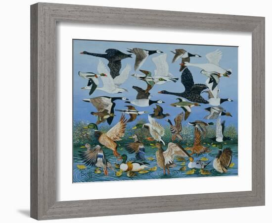 Taking Off, 1996-Pat Scott-Framed Giclee Print