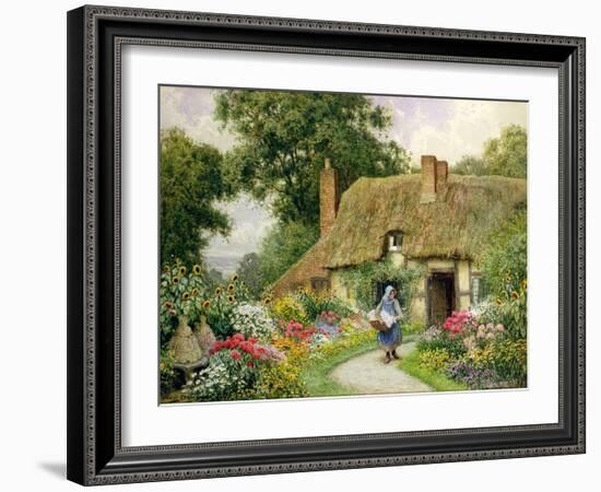 Taking Out the Washing-Arthur Claude Strachan-Framed Giclee Print