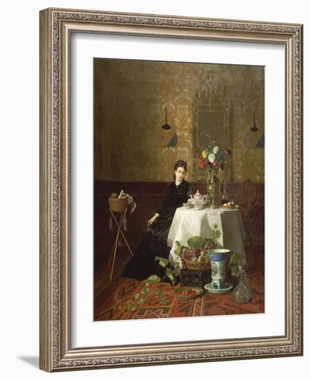 Taking Tea-David Noter-Framed Giclee Print