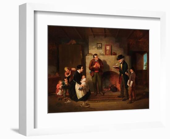 Taking the Census, 1854-Francis William Edmonds-Framed Giclee Print