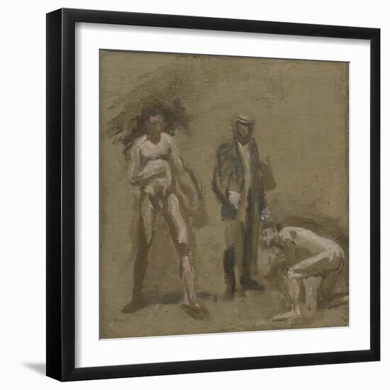 Taking the Count, Study, 1898-Thomas Cowperthwait Eakins-Framed Giclee Print