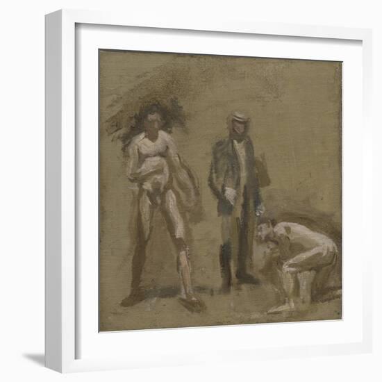 Taking the Count, Study, 1898-Thomas Cowperthwait Eakins-Framed Giclee Print