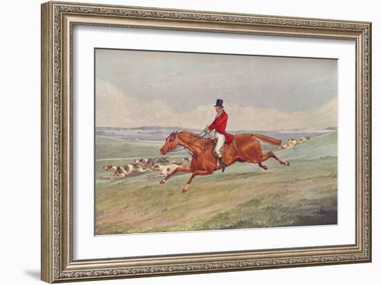 Taking the Lead, 1906-Henry Thomas Alken-Framed Giclee Print