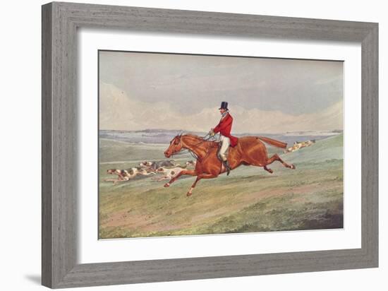 Taking the Lead, 1906-Henry Thomas Alken-Framed Giclee Print