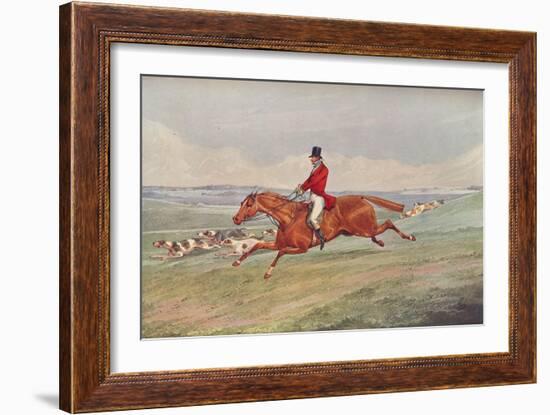 Taking the Lead, 1906-Henry Thomas Alken-Framed Giclee Print