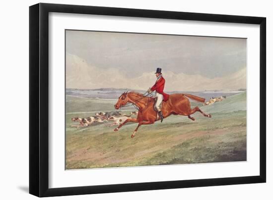 Taking the Lead, 1906-Henry Thomas Alken-Framed Giclee Print