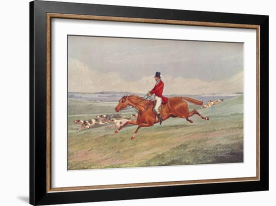 Taking the Lead, 1906-Henry Thomas Alken-Framed Giclee Print