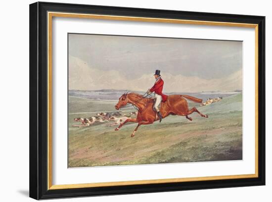 Taking the Lead, 1906-Henry Thomas Alken-Framed Giclee Print