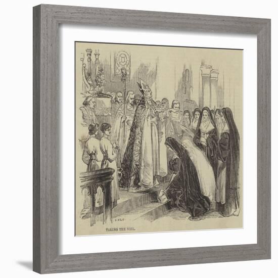 Taking the Veil-null-Framed Giclee Print