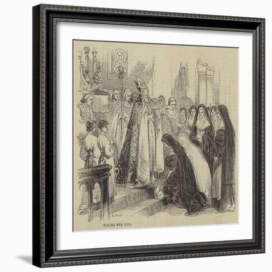 Taking the Veil-null-Framed Giclee Print