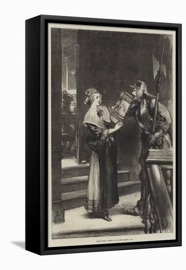 Taking Toll-Sir John Gilbert-Framed Premier Image Canvas