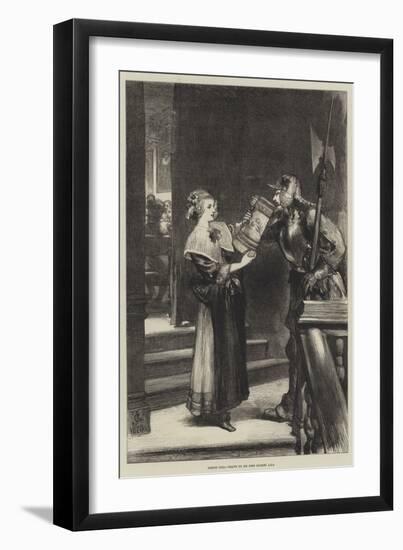 Taking Toll-Sir John Gilbert-Framed Giclee Print