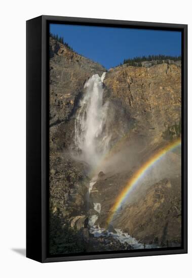 Takkakaw Falls and Rainbow, Yoho National Park-Howie Garber-Framed Premier Image Canvas