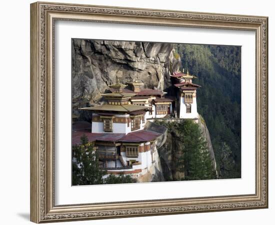 Taktshang Goemba (Tiger's Nest Monastery), Paro Valley, Bhutan, Asia-Lee Frost-Framed Photographic Print