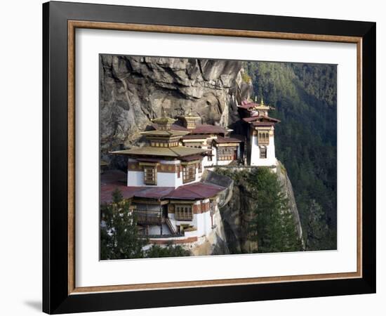 Taktshang Goemba (Tiger's Nest Monastery), Paro Valley, Bhutan, Asia-Lee Frost-Framed Photographic Print