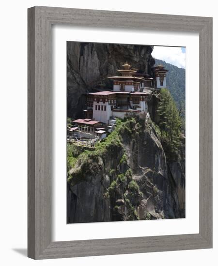 Taktshang Goemba (Tigers Nest Monastery), Paro Valley, Bhutan, Asia-Eitan Simanor-Framed Photographic Print