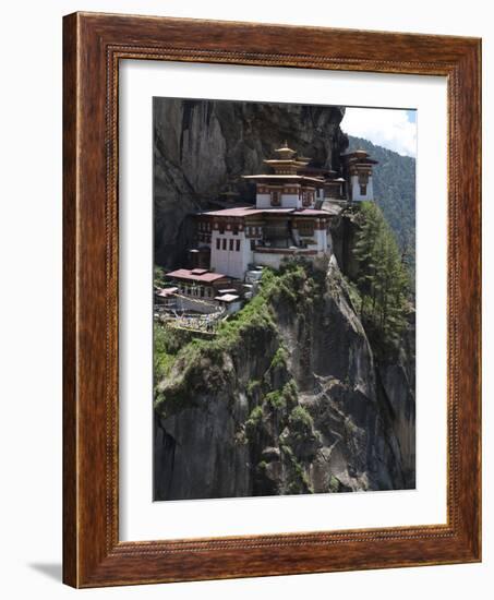 Taktshang Goemba (Tigers Nest Monastery), Paro Valley, Bhutan, Asia-Eitan Simanor-Framed Photographic Print