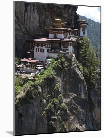 Taktshang Goemba (Tigers Nest Monastery), Paro Valley, Bhutan, Asia-Eitan Simanor-Mounted Photographic Print