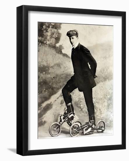 Takypod, Pedaled Roller Skates, 1910-Science Source-Framed Giclee Print