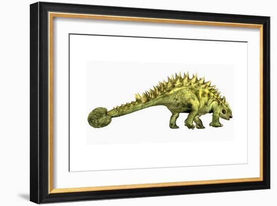 Talarurus Dinosaur from the Cretaceous Period-Stocktrek Images-Framed Art Print