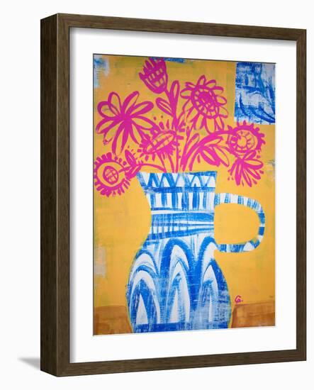 Talavera Vase 1-Gabriela Avila-Framed Art Print