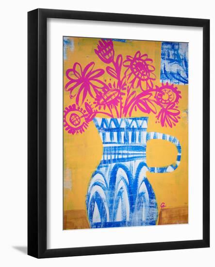 Talavera Vase 1-Gabriela Avila-Framed Art Print