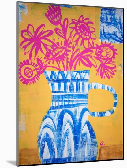 Talavera Vase 1-Gabriela Avila-Mounted Art Print