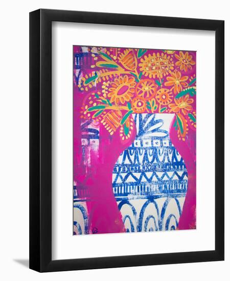 Talavera Vase 2-Gabriela Avila-Framed Art Print