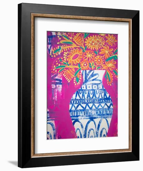 Talavera Vase 2-Gabriela Avila-Framed Art Print