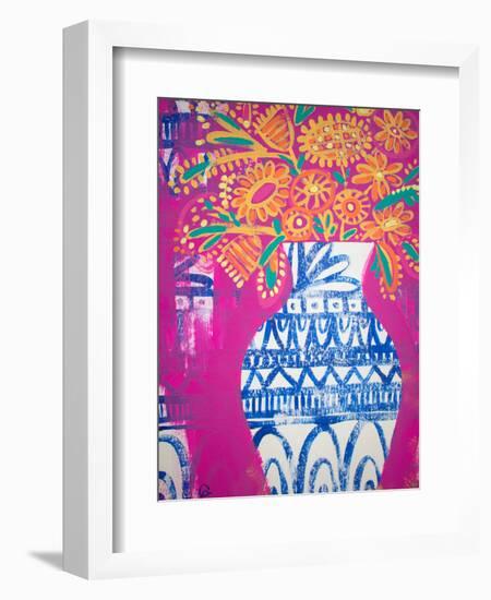 Talavera Vase 2-Gabriela Avila-Framed Art Print