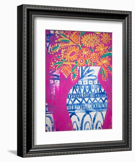 Talavera Vase 2-Gabriela Avila-Framed Art Print