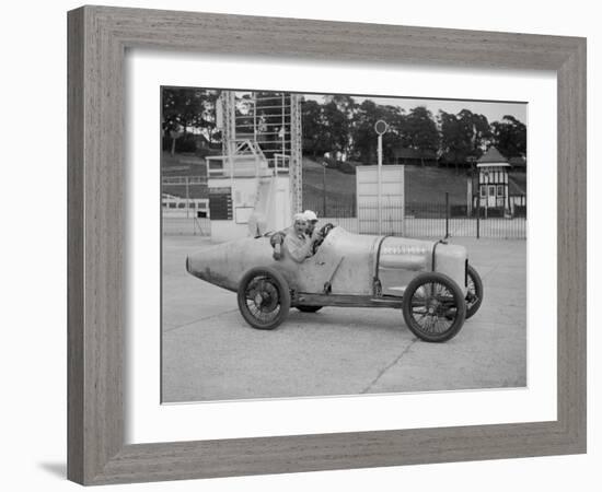 Talbot-Darracq of Jean Chassagne, JCC 200 Mile Race, Brooklands, 1922-Bill Brunell-Framed Photographic Print