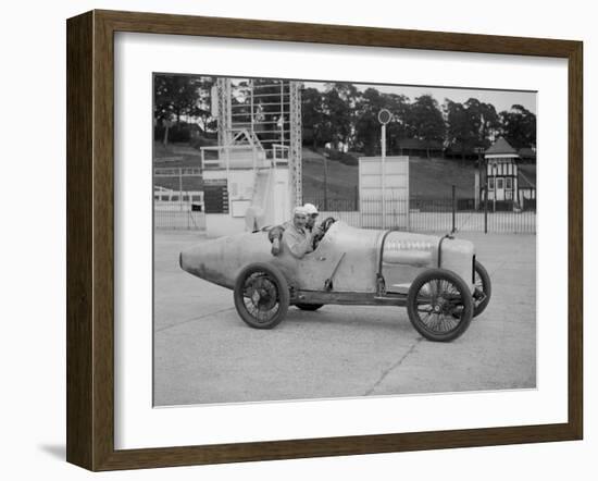 Talbot-Darracq of Jean Chassagne, JCC 200 Mile Race, Brooklands, 1922-Bill Brunell-Framed Photographic Print