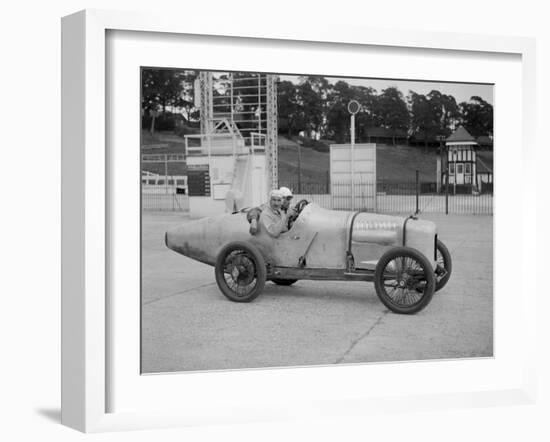 Talbot-Darracq of Jean Chassagne, JCC 200 Mile Race, Brooklands, 1922-Bill Brunell-Framed Photographic Print