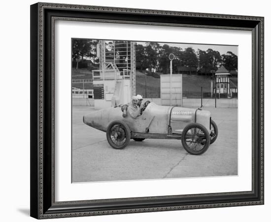 Talbot-Darracq of Jean Chassagne, JCC 200 Mile Race, Brooklands, 1922-Bill Brunell-Framed Photographic Print