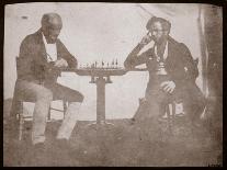 Nicolaas Henneman Contemplates His Move in a Game of Chess, September 1841-Talbot-Giclee Print