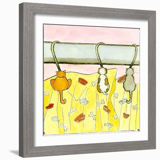 Tale of Two Kitties-Tara Friel-Framed Art Print