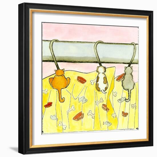 Tale of Two Kitties-Tara Friel-Framed Art Print