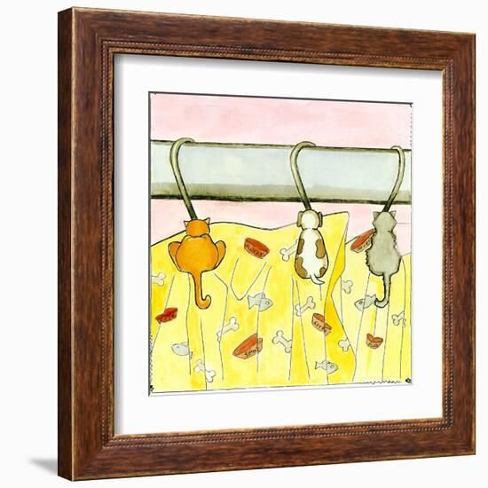 Tale of Two Kitties-Tara Friel-Framed Art Print