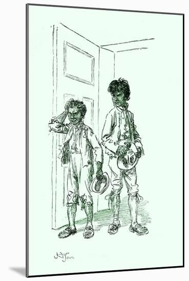 'Tales from Maria Edgeworth'-Hugh Thomson-Mounted Giclee Print