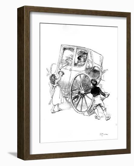 'Tales from Maria Edgeworth'-Hugh Thomson-Framed Giclee Print