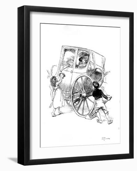 'Tales from Maria Edgeworth'-Hugh Thomson-Framed Giclee Print