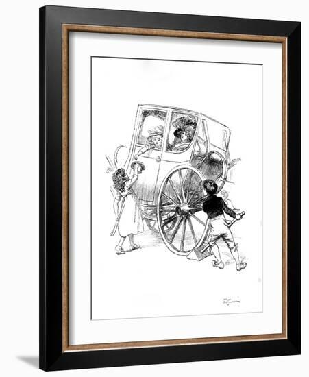 'Tales from Maria Edgeworth'-Hugh Thomson-Framed Giclee Print