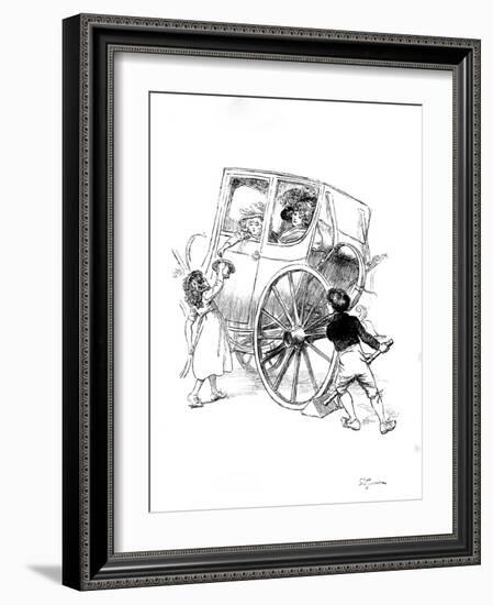 'Tales from Maria Edgeworth'-Hugh Thomson-Framed Giclee Print