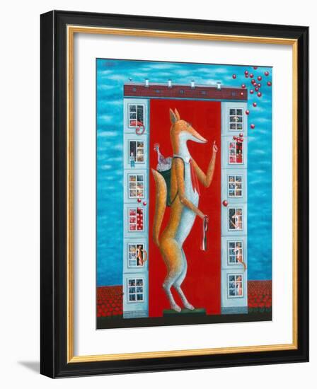 Tales of Aesopus, 2006-Tamas Galambos-Framed Giclee Print